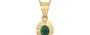 Ashtadhatu Emerald Pendant Prime Quality (P11)