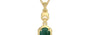 Ashtadhatu Emerald Pendant Prime Quality (P6)