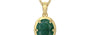 Ashtadhatu Emerald Pendant Prime Quality (P8)