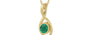 Ashtadhatu Emerald Pendant Rare Quality (P1)
