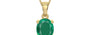 Ashtadhatu Emerald Pendant Rare Quality (P10)
