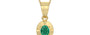 Ashtadhatu Emerald Pendant Rare Quality (P11)