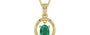 Ashtadhatu Emerald Pendant Rare Quality (P2)