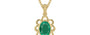 Ashtadhatu Emerald Pendant Rare Quality (P3)
