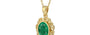 Ashtadhatu Emerald Pendant Rare Quality (P5)