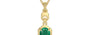 Ashtadhatu Emerald Pendant Rare Quality (P6)