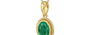 Ashtadhatu Emerald Pendant Rare Quality (P7)