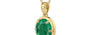 Ashtadhatu Emerald Pendant Rare Quality (P8)
