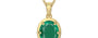 Ashtadhatu Emerald Pendant Rare Quality (P8)