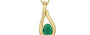 Ashtadhatu Emerald Pendant Rare Quality (P9)