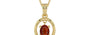 Ashtadhatu Hessonite Garnet Pendant Limited Quality (P2)