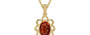 Ashtadhatu Hessonite Garnet Pendant Limited Quality (P3)
