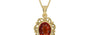 Ashtadhatu Hessonite Garnet Pendant Limited Quality (P5)