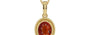Ashtadhatu Hessonite Garnet Pendant Limited Quality (P7)