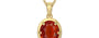 Ashtadhatu Hessonite Garnet Pendant Limited Quality (P8)