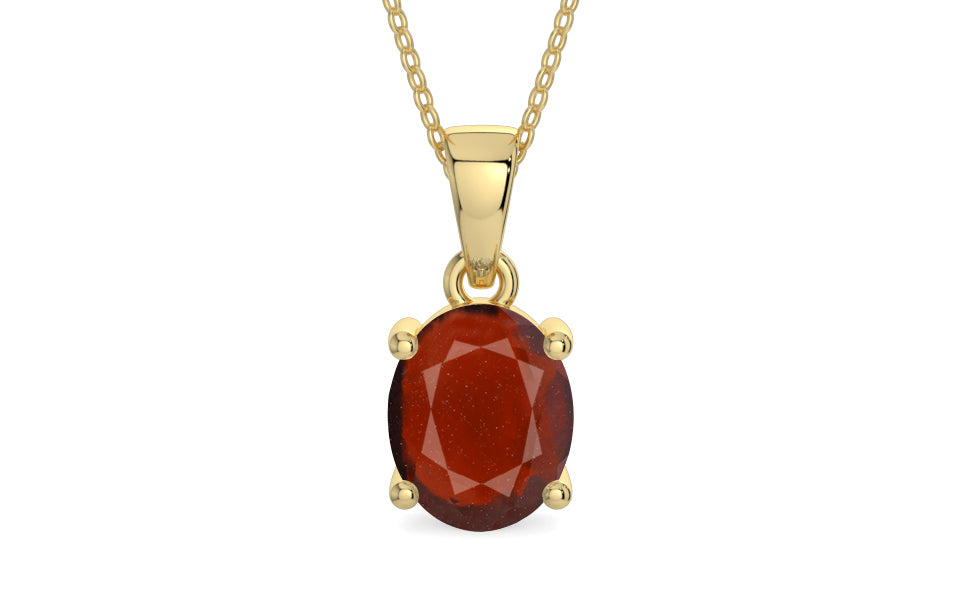 Ashtadhatu Hessonite Garnet Pendant Prime Quality (P10)