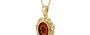 Ashtadhatu Hessonite Garnet Pendant Rare Quality (P5)