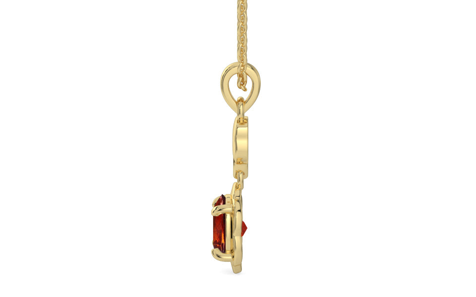 Ashtadhatu Hessonite Garnet Pendant Rare Quality (P6)