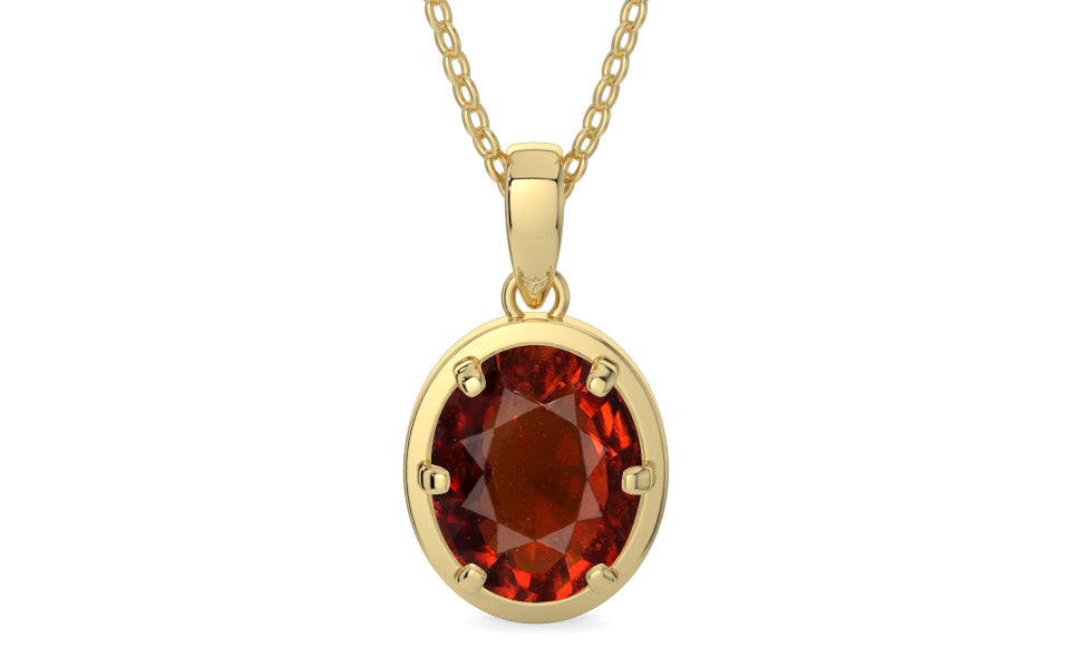 Hessonite Garnet Pendants