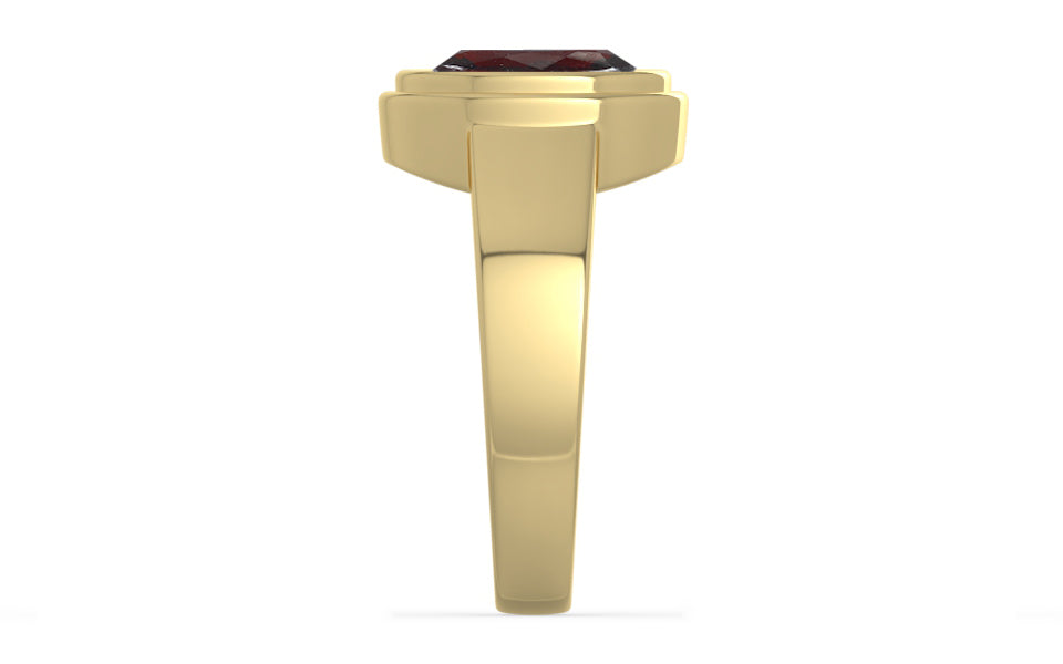 Ashtadhatu Hessonite Garnet Ring Fine Quality (R3)