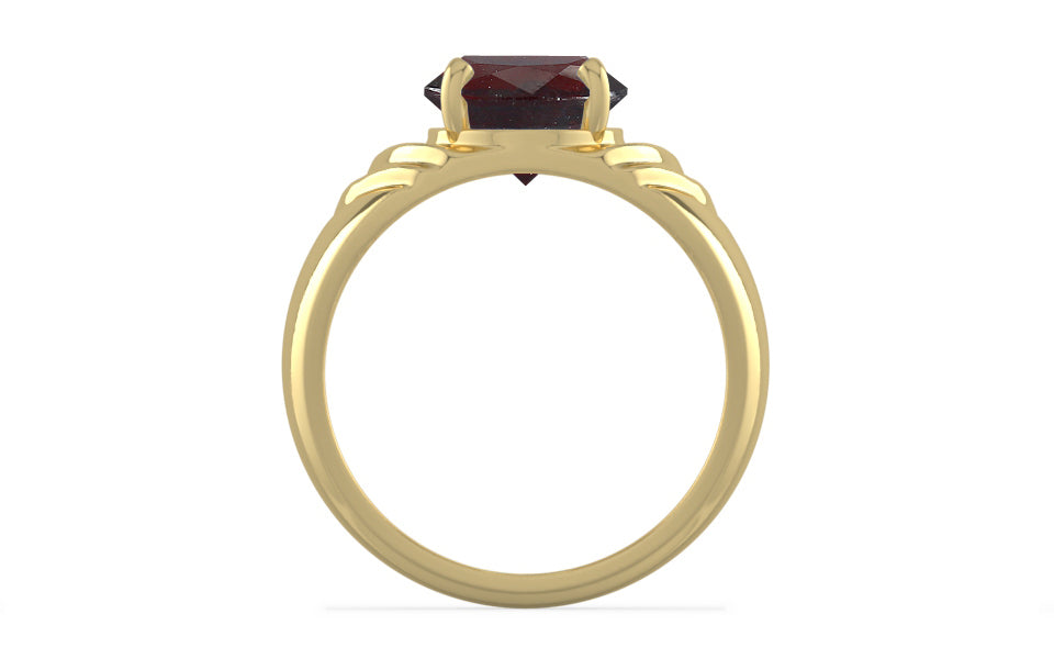 Ashtadhatu Hessonite Garnet Ring Fine Quality (R4)