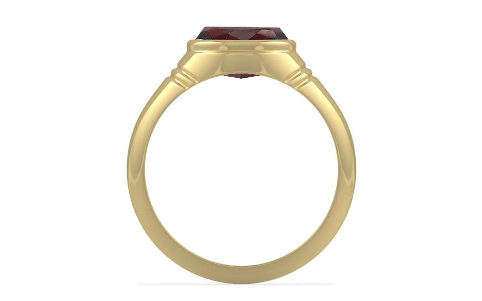 Ashtadhatu Hessonite Garnet Ring Fine Quality (R7)