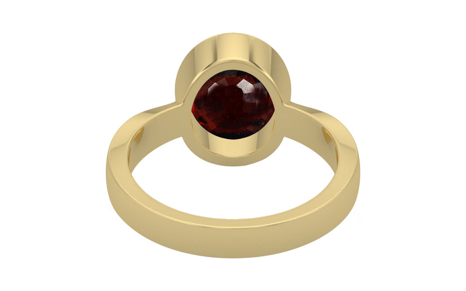 Ashtadhatu Hessonite Garnet Ring Fine Quality (R9)