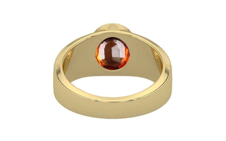Ashtadhatu Hessonite Garnet Ring Limited Quality (R10)