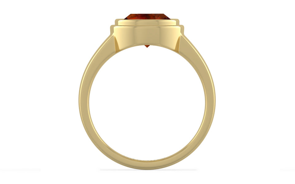 Ashtadhatu Hessonite Garnet Ring Limited Quality (R3)