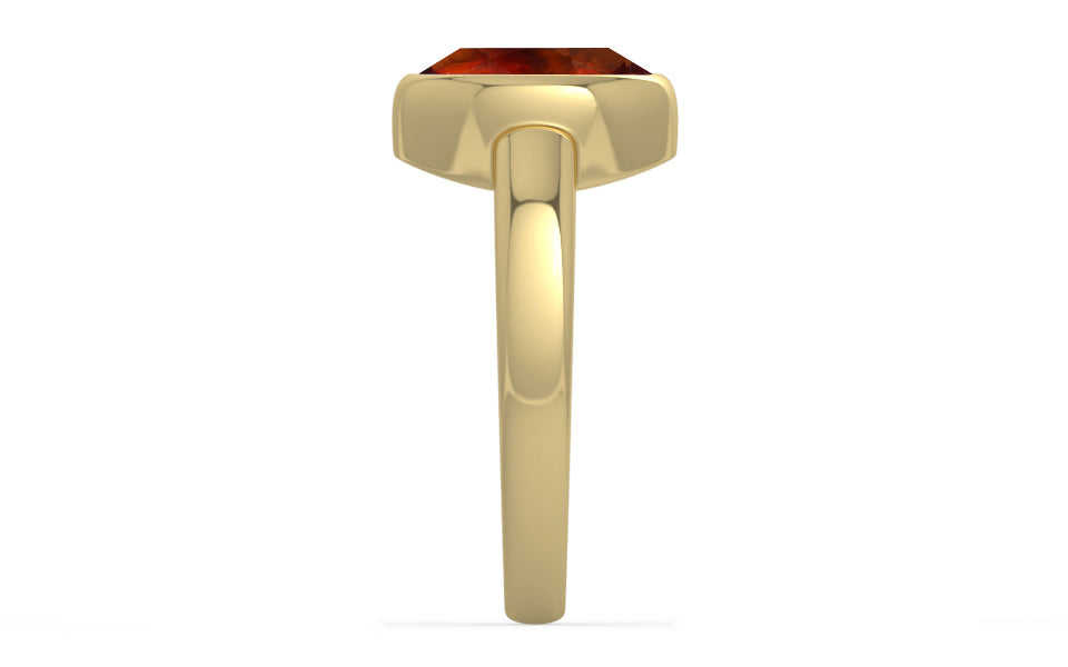 Ashtadhatu Hessonite Garnet Ring Limited Quality (R6)