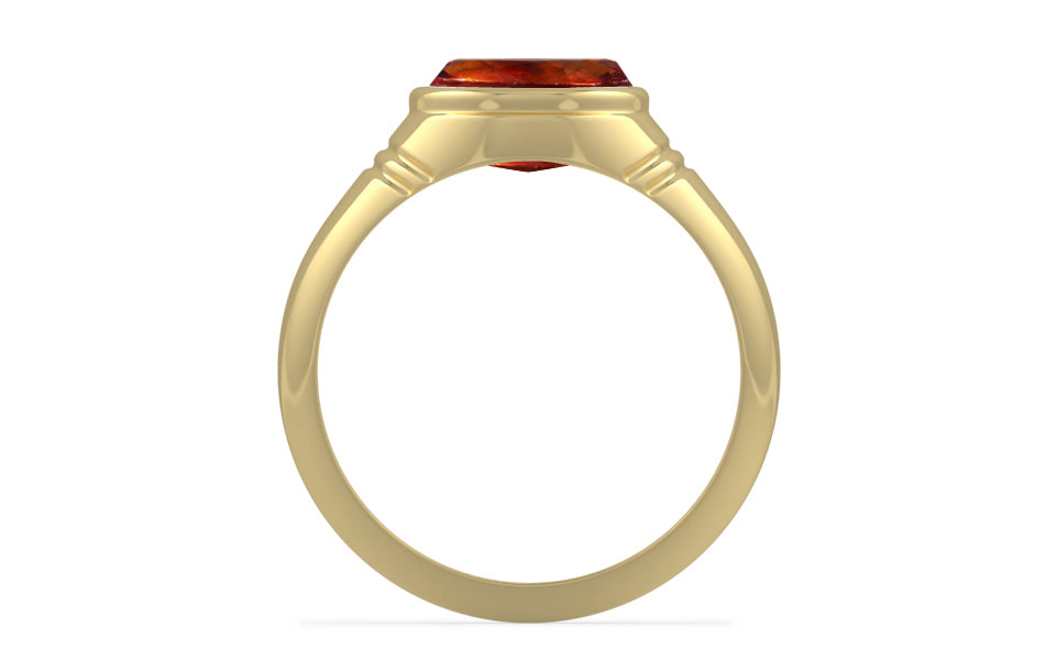 Ashtadhatu Hessonite Garnet Ring Limited Quality (R7)