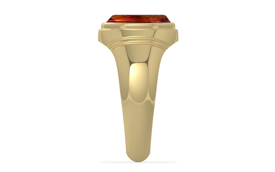 Ashtadhatu Hessonite Garnet Ring Limited Quality (R7)
