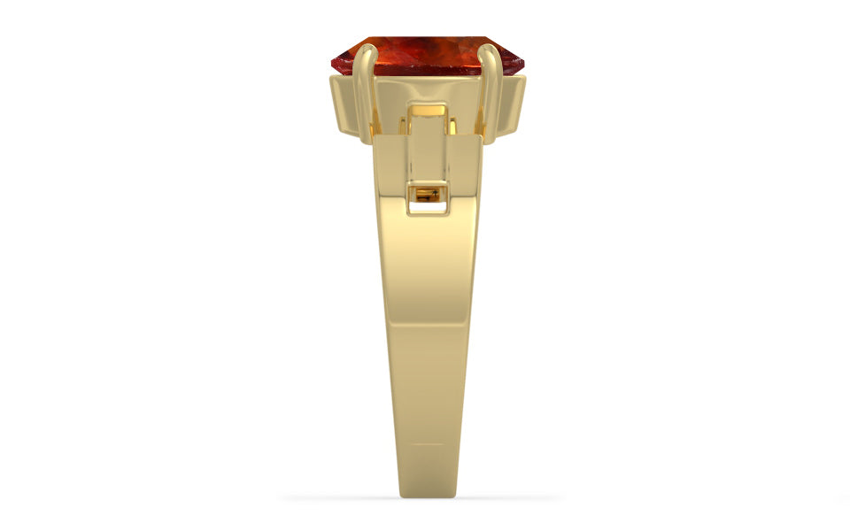 Ashtadhatu Hessonite Garnet Ring Limited Quality (R8)