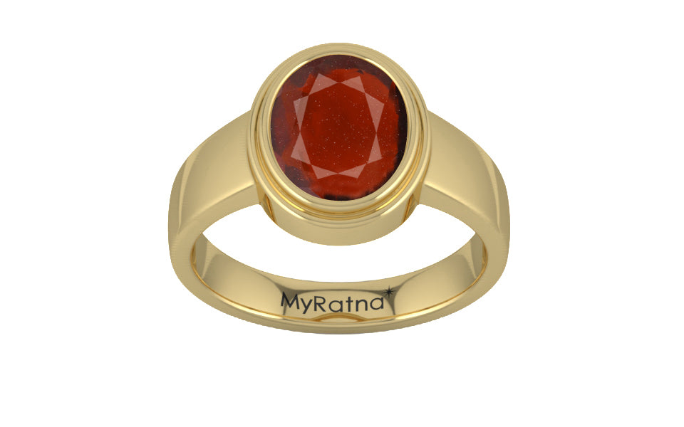 Ashtadhatu Hessonite Garnet Ring Prime Quality (R3)