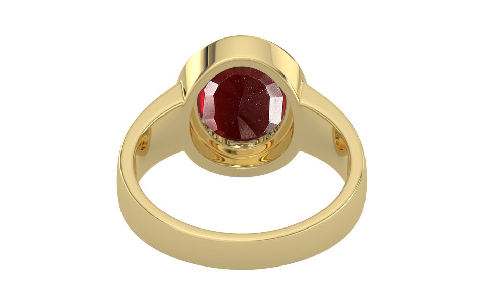 Ashtadhatu Hessonite Garnet Ring Prime Quality (R3)