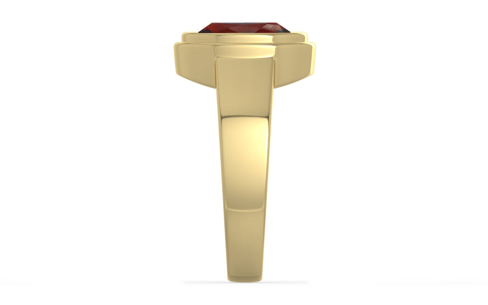 Ashtadhatu Hessonite Garnet Ring Prime Quality (R3)