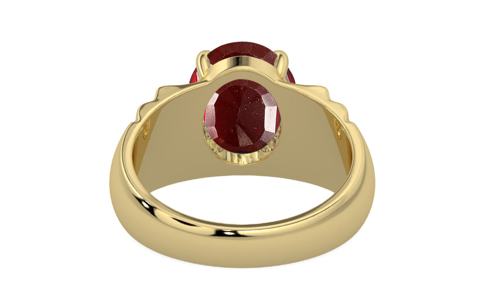Ashtadhatu Hessonite Garnet Ring Prime Quality (R4)