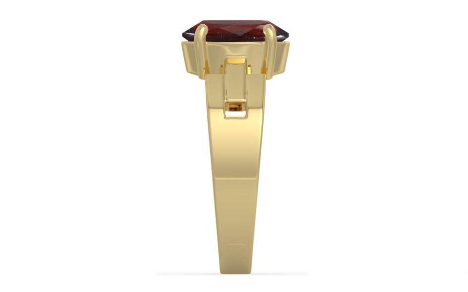 Ashtadhatu Hessonite Garnet Ring Prime Quality (R8)