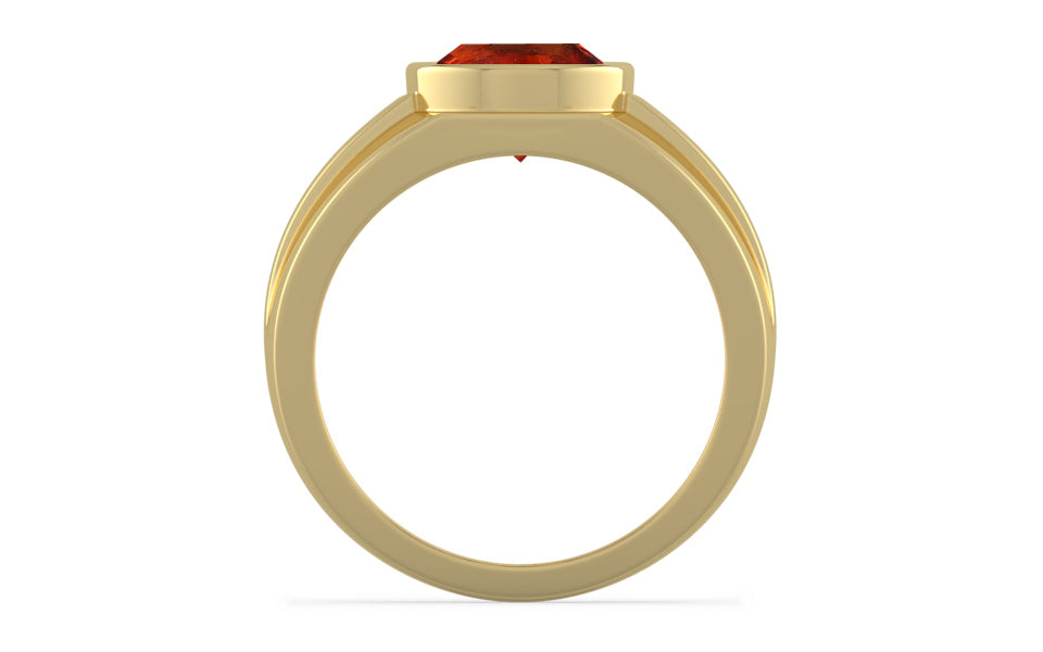 Ashtadhatu Hessonite Garnet Ring Rare Quality (R1)