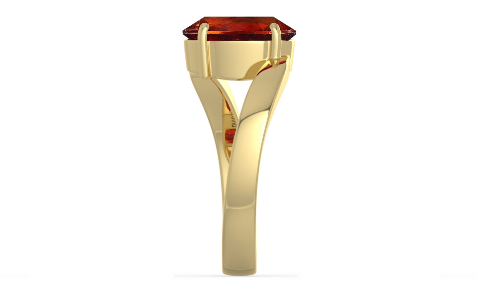 Ashtadhatu Hessonite Garnet Ring Rare Quality (R2)