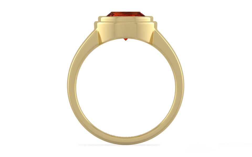 Ashtadhatu Hessonite Garnet Ring Rare Quality (R3)