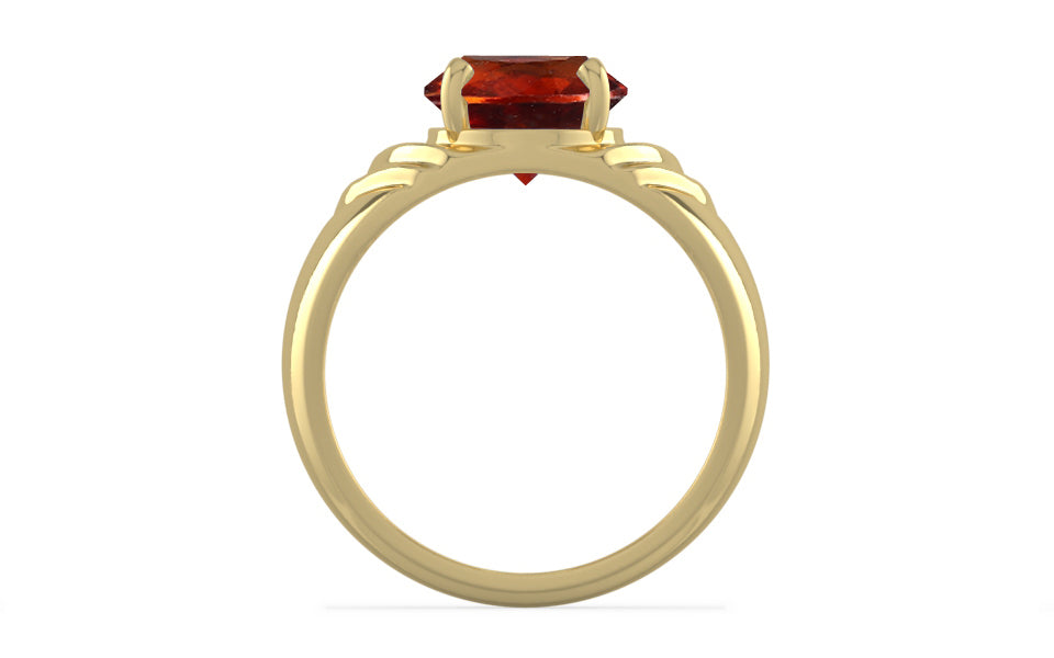 Ashtadhatu Hessonite Garnet Ring Rare Quality (R4)