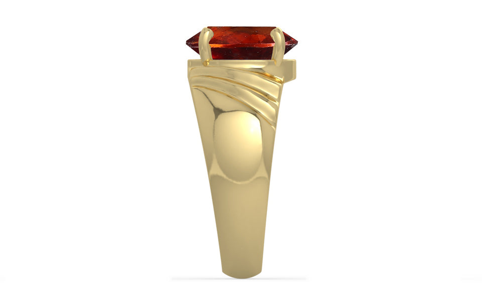 Ashtadhatu Hessonite Garnet Ring Rare Quality (R4)