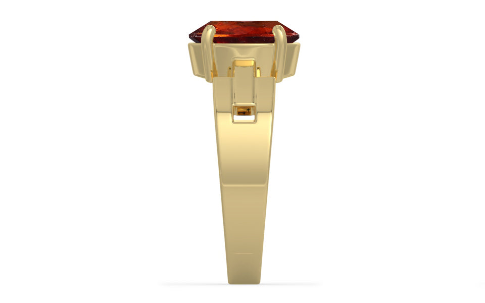 Ashtadhatu Hessonite Garnet Ring Rare Quality (R8)