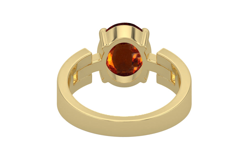 Ashtadhatu Hessonite Garnet Ring Rare Quality (R8)