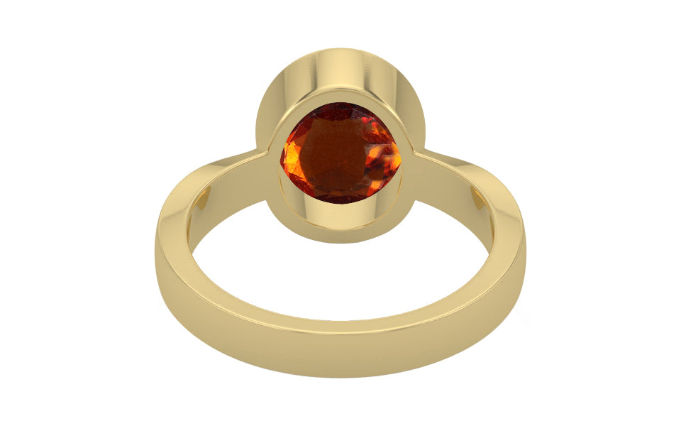 Ashtadhatu Hessonite Garnet Ring Rare Quality (R9)