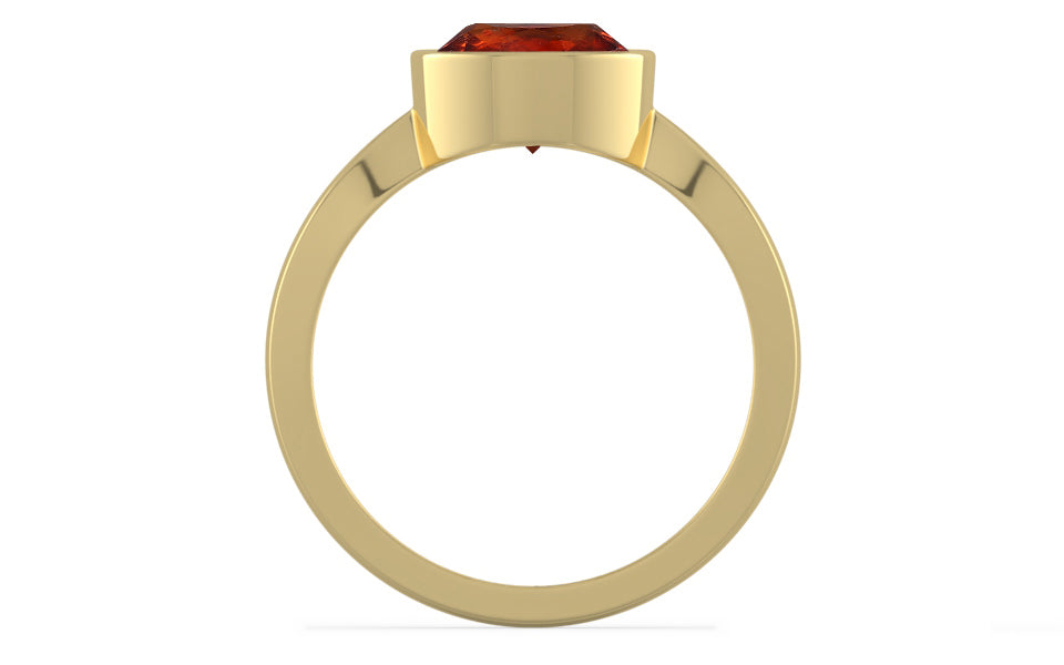 Ashtadhatu Hessonite Garnet Ring Rare Quality (R9)