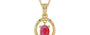 Ashtadhatu Ruby Pendant Fine Quality (P2)