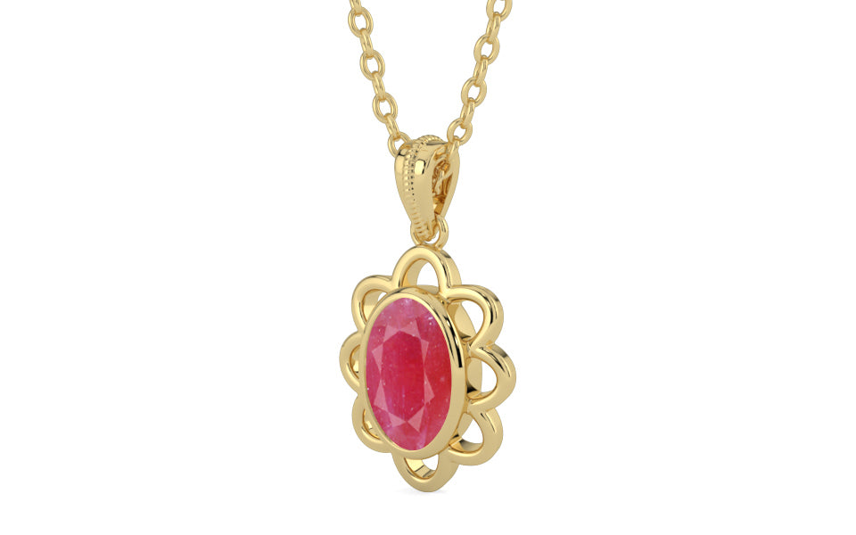 Ashtadhatu Ruby Pendant Fine Quality (P3)