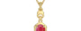 Ashtadhatu Ruby Pendant Fine Quality (P6)